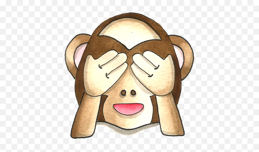 Personal Finances - Cartoon Emoji,See No Evil Emoji