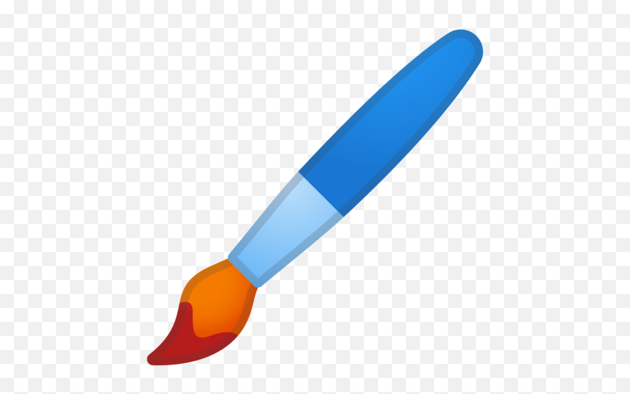Paintbrush Emoji - Transparent Cartoon Paint Brush,Wing Emoji