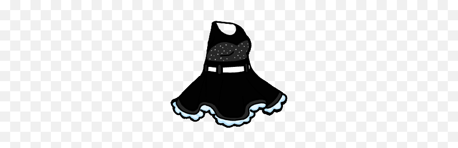 Black Dress Gacha Gachalife Girl Night - Cute Gacha Life Outfits Emoji,Emoji Dress Girl