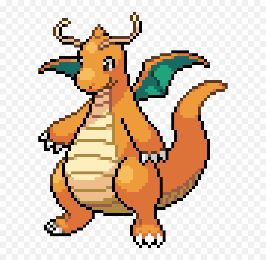 Change From Dragonair To Dragonite - Pokemon Pixel Art Dragonite Emoji,Squirrel Emoji Android