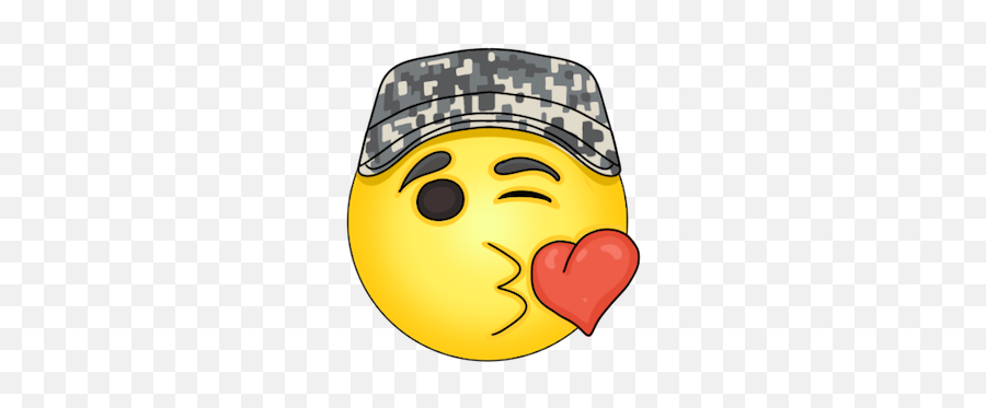Soldierkissy - Smiley Emoji,Kissy Heart Emoji