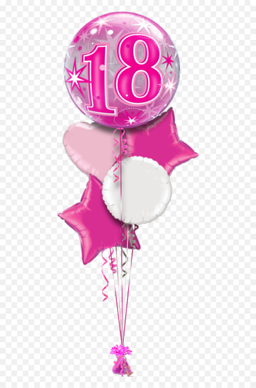 Bouquet - Pink 50th Birthday Balloons Emoji,Noisemaker Emoji