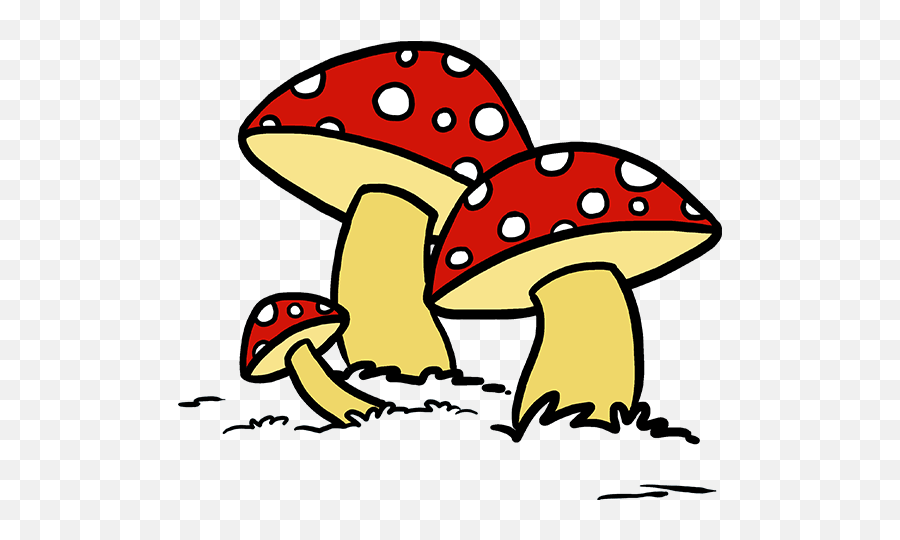 How To Draw A Mushroom - Fungi Easy To Draw Emoji,Mushroom Man Emoji