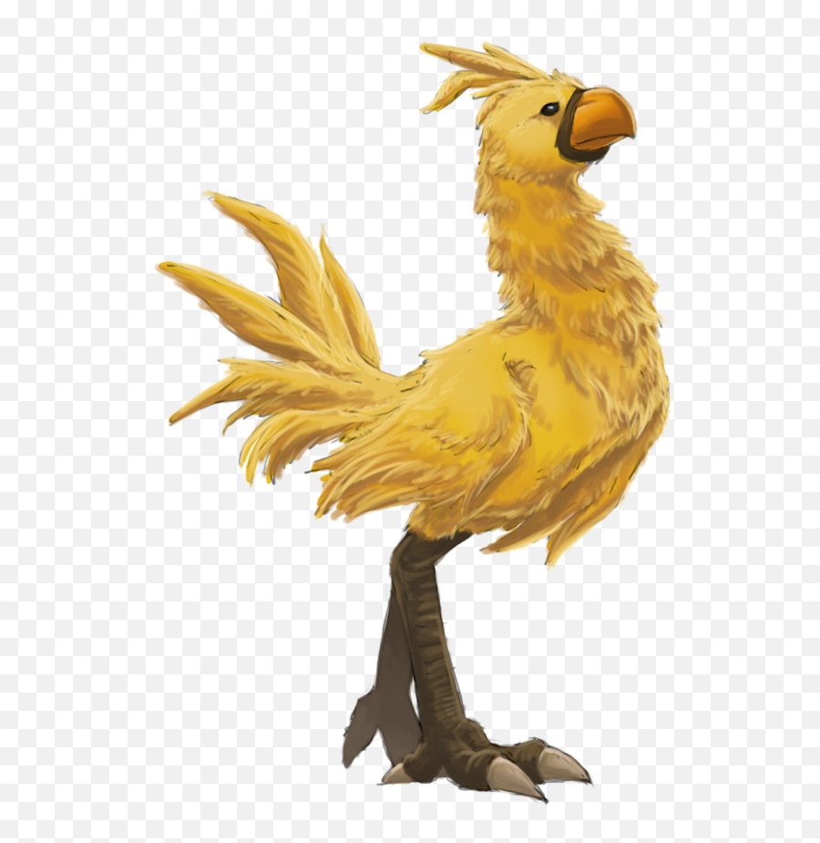 Chocobo Finalfantasy Bird Freetoedit - Transparent Fantasy Bird Png Emoji,Chocobo Emoji