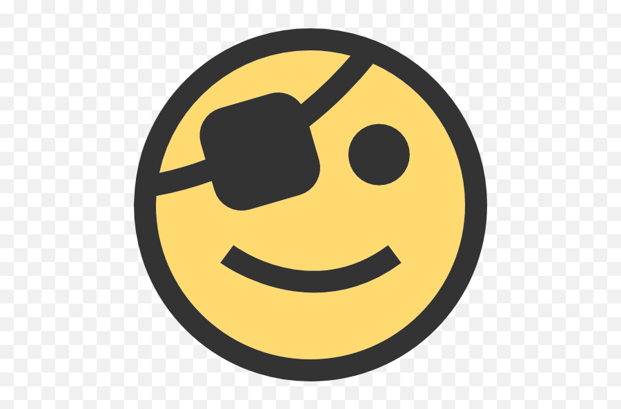 Pirate - Emoticon Emoji,Pirate Emoticon
