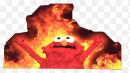 Elmo Elmomeme Fire Elmofirememe Sticker - Meme Emoji