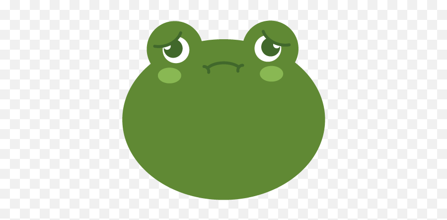 Frog Smiley Emoji Stickers By Anping Li - Dot,Avocado Emoji