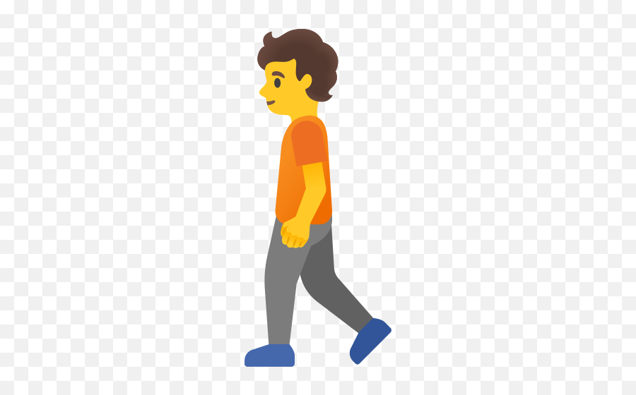 Person Walking Emoji - Imágenes De Una Persona Caminando,Weak Emoji