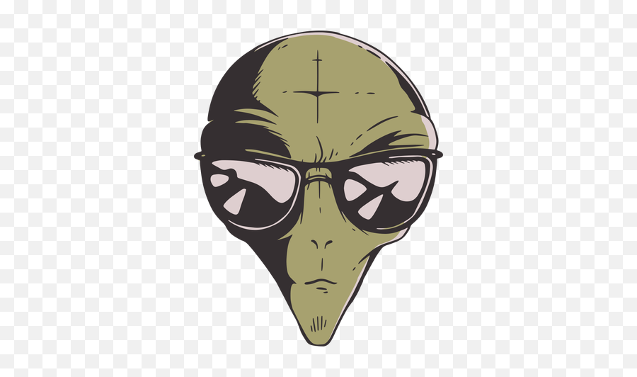 Alienu0027s Head Sun Glasses Colorful - Transparent Png U0026 Svg For Adult Emoji,Alien Head Emoticon Meaning