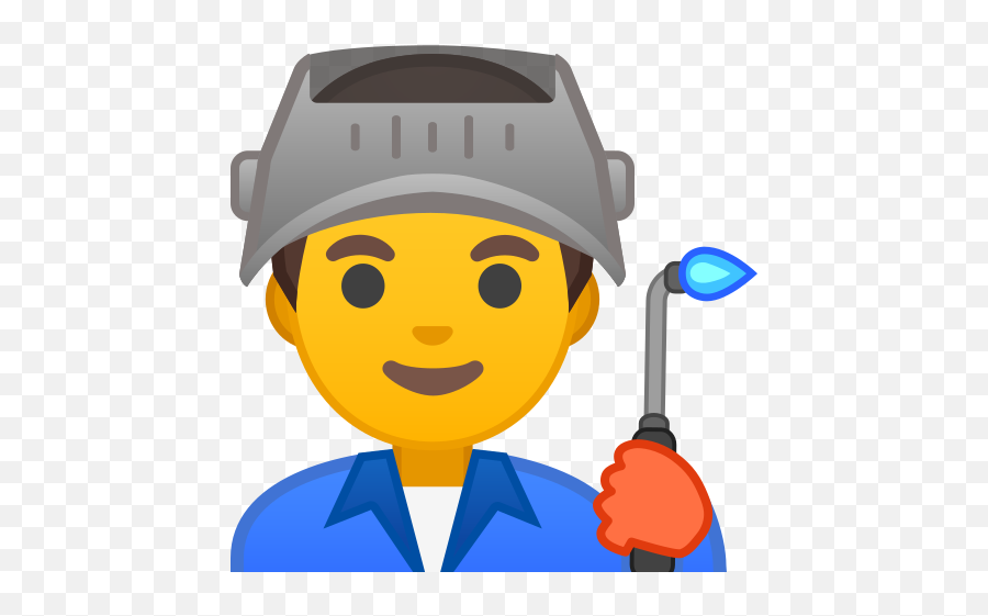 Man Factory Worker Emoji - Factory Worker Man Emoji,Emoji Factory