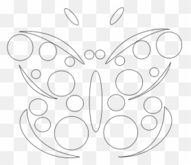 Mariposa En Forma De Dibujo Vectorial - Bitterfly Geometric Shape Drawing Emoji