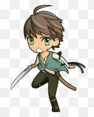 Anime Boy Sword - With Emoji