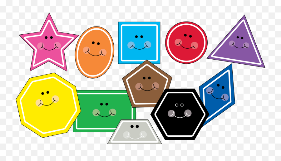 Smiley Clipart Shape Picture - Geometrical Shapes Clip Art Emoji,Emoji Shapes
