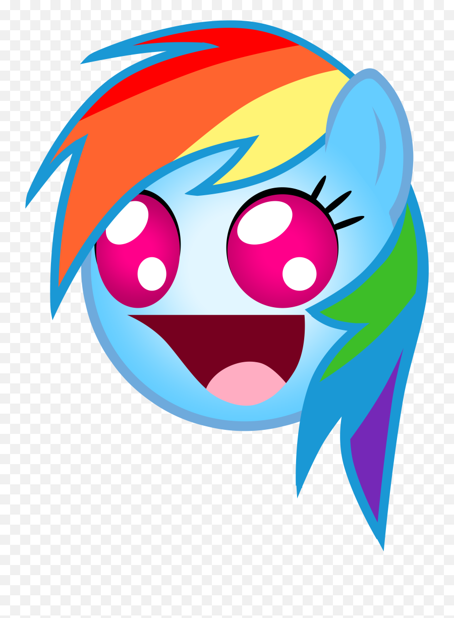 259160 - Emojis De My Little Pony,Rainbow Emoticons