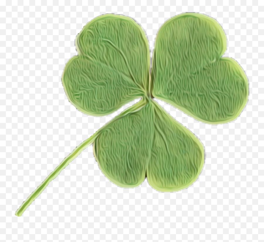 Pcgreen Fourleafclover Luck Goodluck Lucky Nature Flowe - Northern Ireland National Flower Emoji,Four Leaf Clover Emoji