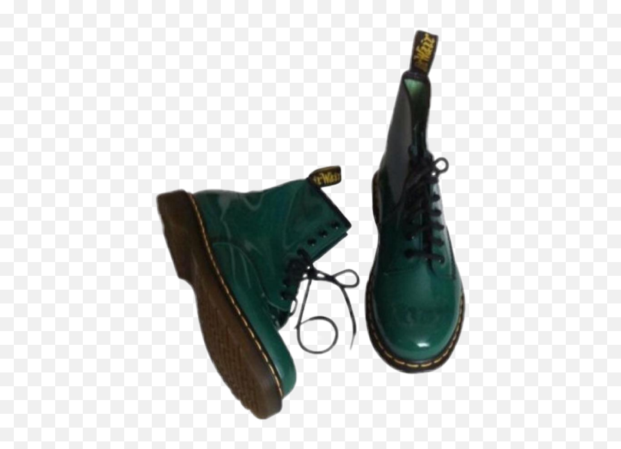Drmartens Green Shoe Shoes Boot Boots - Moodboard Green Png Fillers Emoji,Boot Emoji