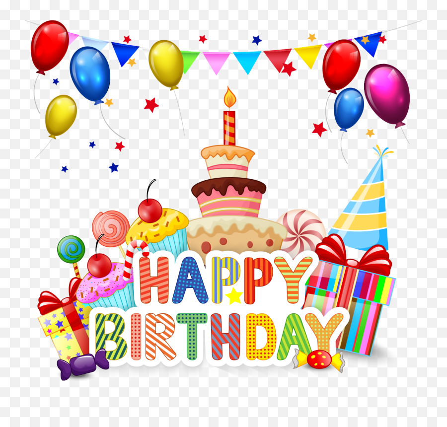 Birthday Cake Cupcake Cartoon - Cartoon Transparent Background Birthday Cake Emoji,Happy Birthday Emojis