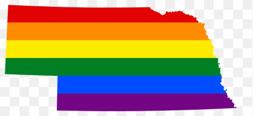 Lgbt Flag Map Of Nebraska - Nebraska Map Vector Png Emoji,Lgbt Flag Emoji