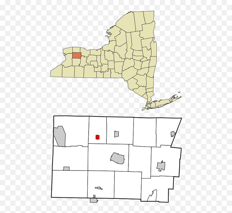 Genesee County New York Incorporated - Map Of New York Emoji,Emoji Geo