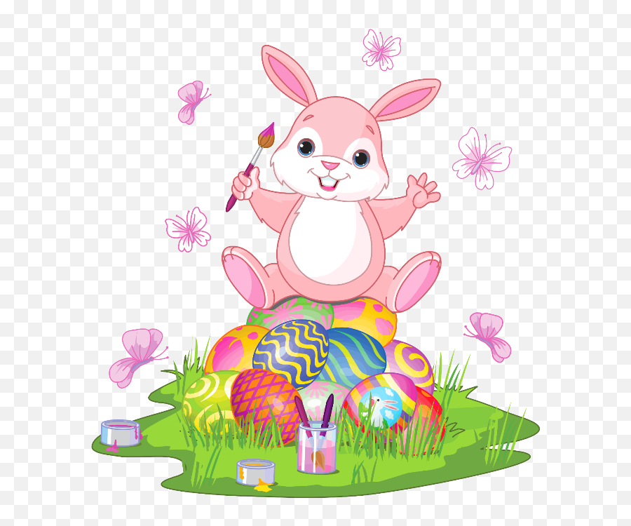 Free Easter Bunny Pictures Free - Easter Bunny Clip Art Free Emoji,Bunny Egg Emoji