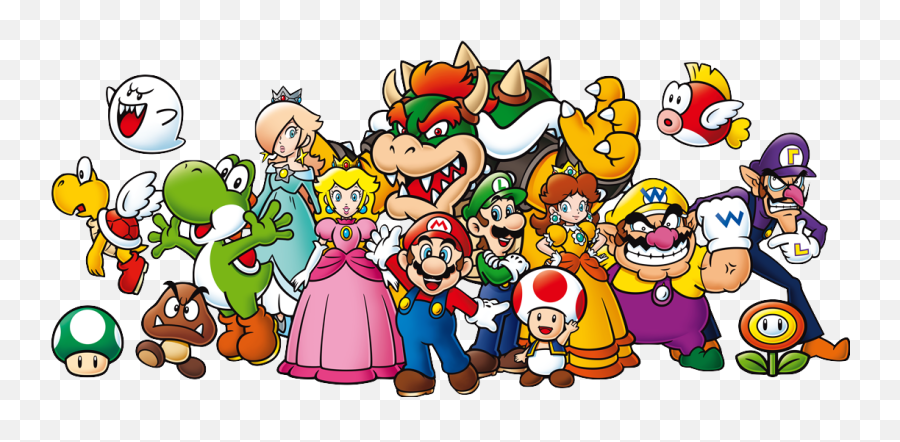 Mario Supermario Mariobros Peach Luigi - Super Mario Puzzle Emoji,Mario Bros Emoji