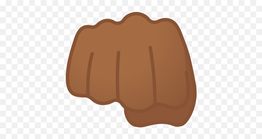 Oncoming Fist Emoji With Medium - Brown Fist Pump Emoji,Fist Pump Emoji