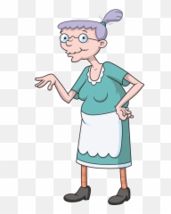 Grandma Clipart Thanksgiving Grandma - Hey Arnold Grandma Gertie Emoji,Kik Avocado Emoji