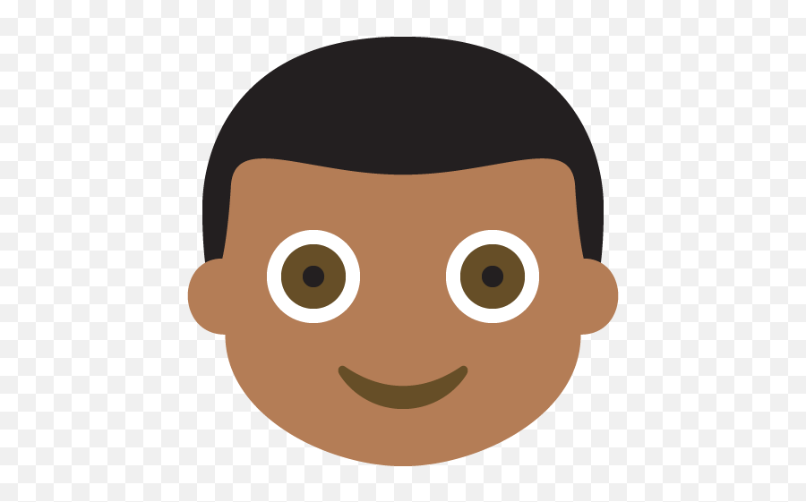 Medium Dark Skin Tone Emoji Emoticon - Png Emoji Niño,Boy Emoticon