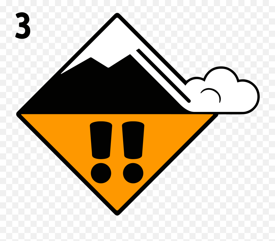 Avalanche Considerable Danger Level Emoji,Level 53 Emoji