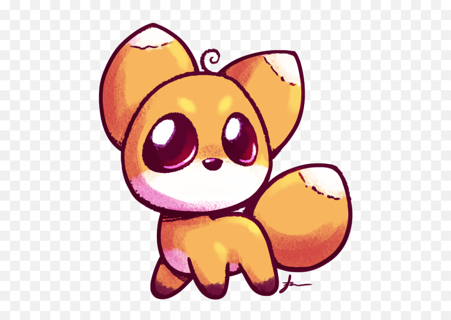 Image Result For Kawaii Fox - Cute Fox Drawing Easy Emoji,Man Moon Fox Emoji