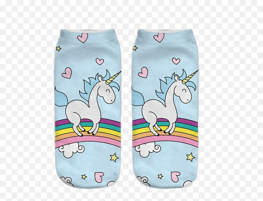 Unique Unicorn Socks - Calcetas De Unicornio Emoji,Emoji Socks