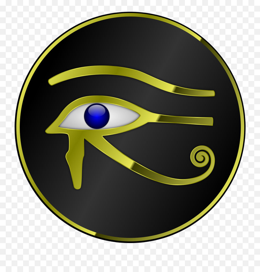Horus Eye Ra Egypt Egyptian - Maps Of Meaning 7 Emoji,God Cross Emoji
