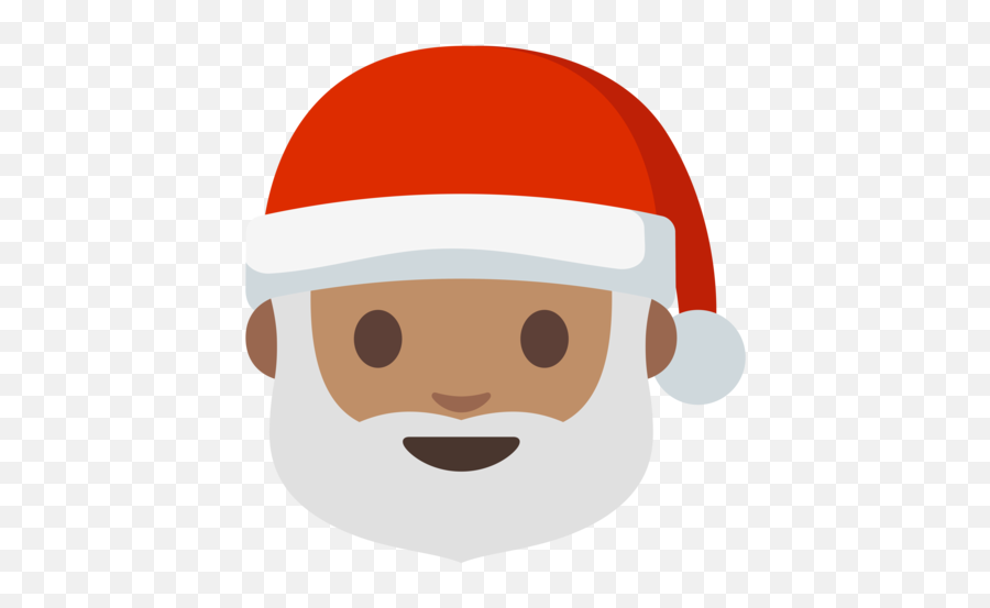 Medium Skin Tone Emoji - Clip Art,Santa Emoji Transparent