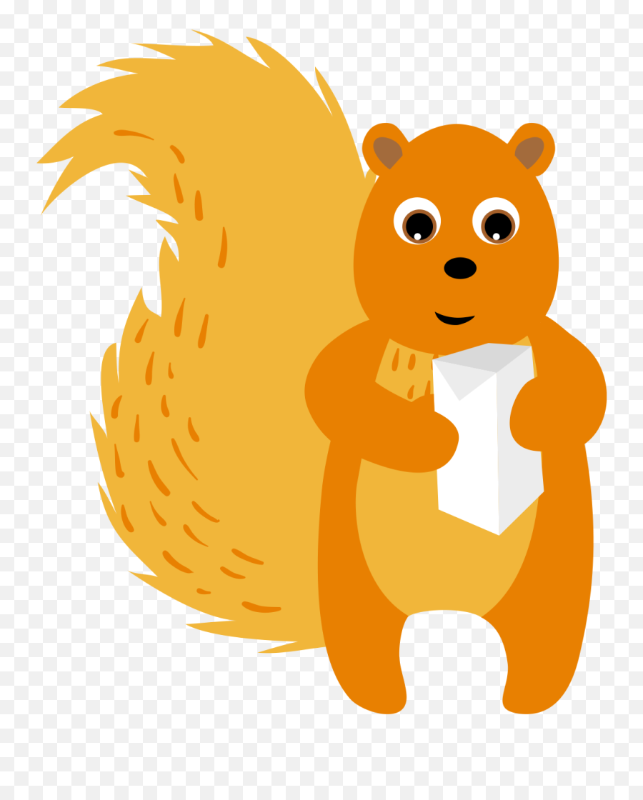 Clipart Squirrel Footprint - Cartoon Png Download Full Cartoon Emoji,Squirrel Emoji