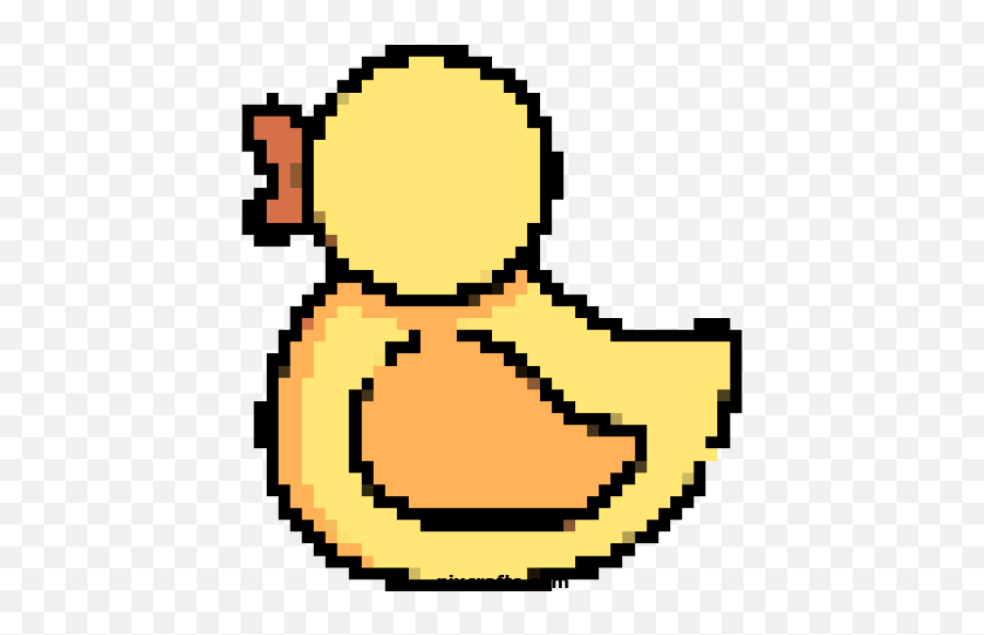 Duck - Printable Pixel Art Kid Appropriate Pixel Art Emoji,Duck Emoticon