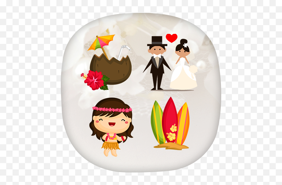 Download Keyboard Emoji U0026 Stickers For Gboard Whatsapp For - Transparent Background Bride And Groom Clipart,Happy Thanksgiving Emoticons