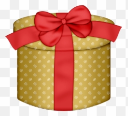 Gift Box With Red Bow Png Clipart - Art Emoji