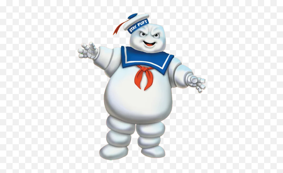 Ghostbusters Stickers For Telegram - Transparent Stay Puft Marshmallow Man Png Emoji,Ghostbuster Emoji