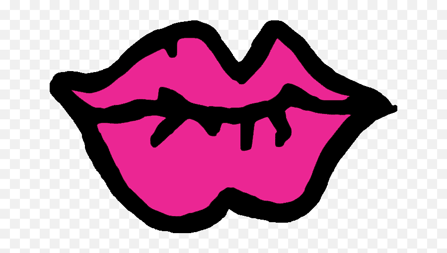 Betsey Johnson Gif Designs - Leanna Perry Girly Emoji,Lipstick Emoji