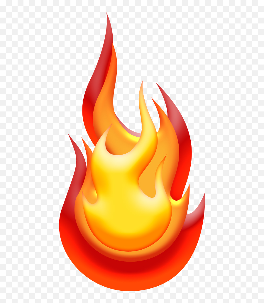 Flame Clipart Transparent Png Image - Fire Png White Background Emoji,Flame Emoji Png