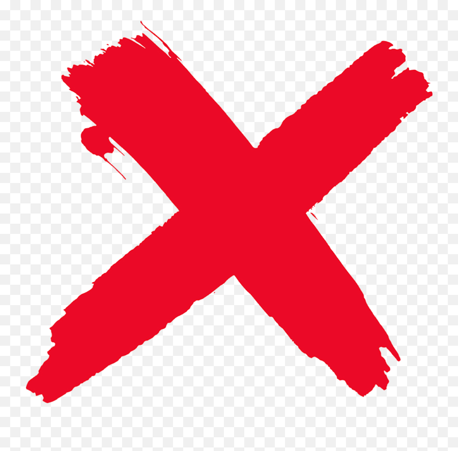 X Redcross Mark Cross Freetouse Sticker By Stan Jaida - Red X Emoji,Red Cross Emoji