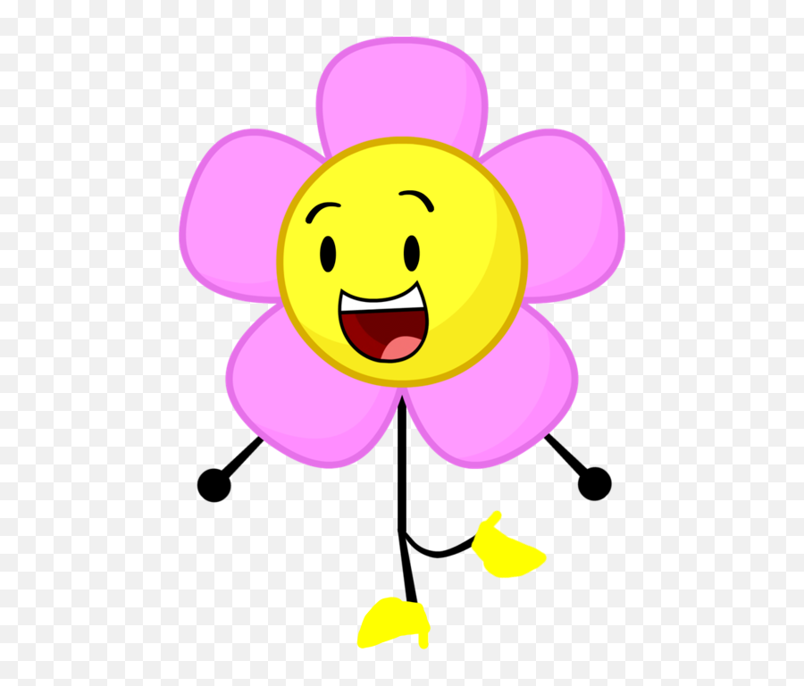 Bfdi Wallpaper 4k - Flower Happy Battle For Dream Island Emoji,Flower Girl Emoticon