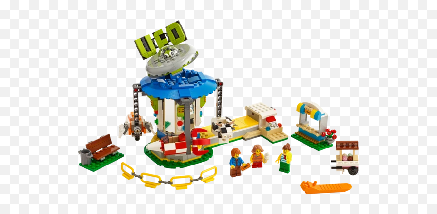 Lego Creator Fairground Carousel 31095 - Lego 31095 Emoji,Flying Saucer Emoji