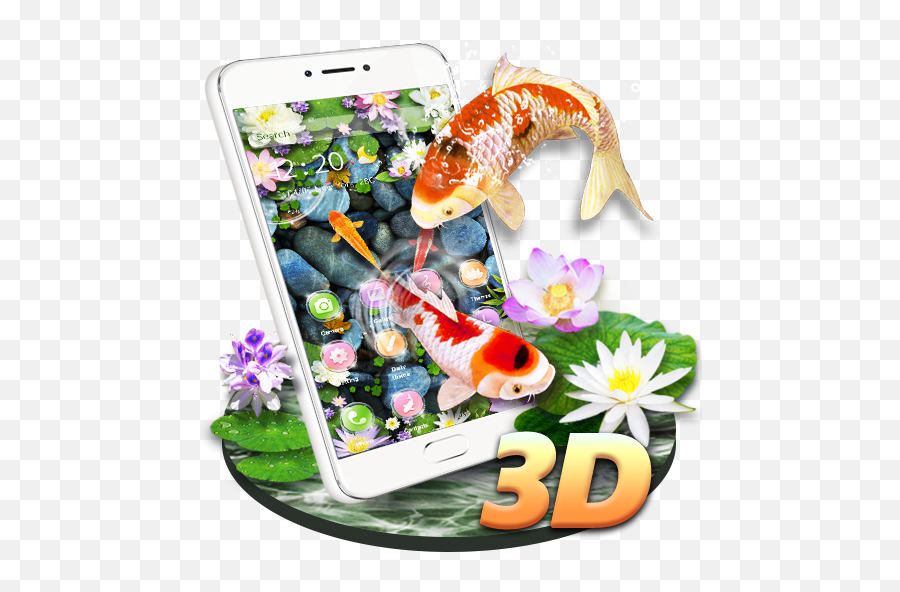 Koi Fish Aquarium 3d Theme 1113 Apk Download - Com Emoji,Koi Fish Emoji
