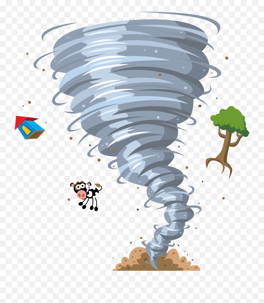 Tornado Cartoon Animation Clip Art - Tornado Clipart Emoji,Tornado Emoji