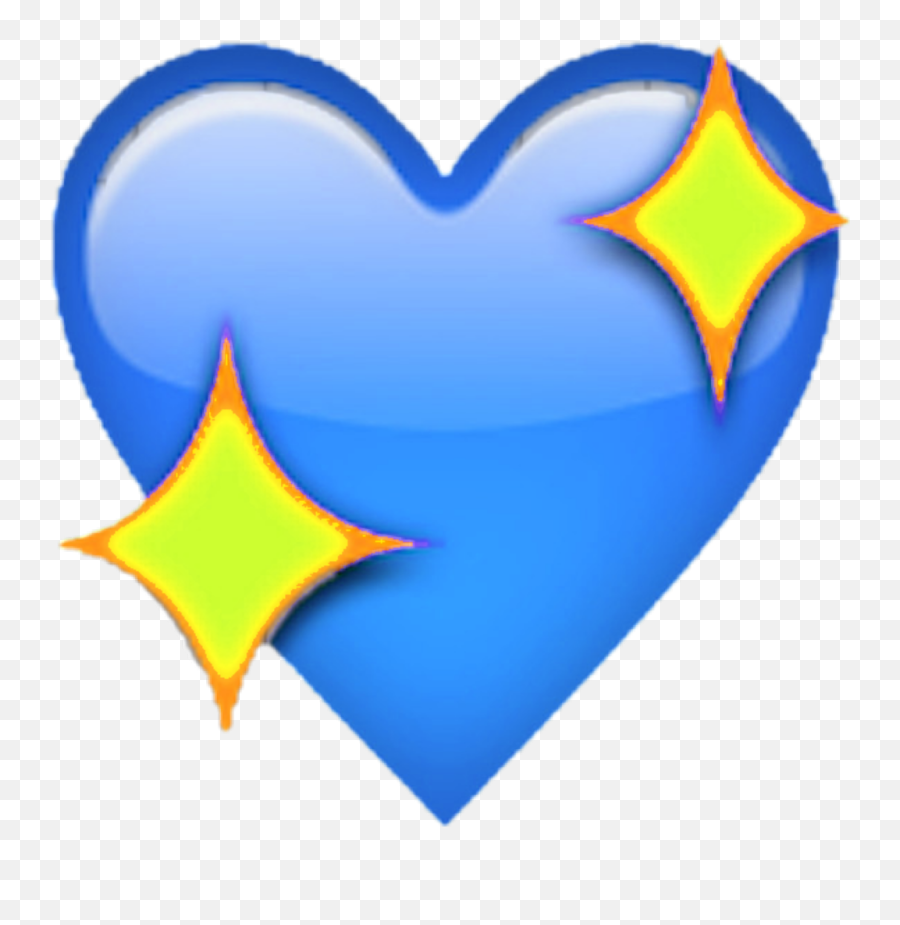 Blu - Blue And Yellow Emoji Hearts,Idk Emoji