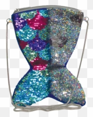 Mermaid Sequin Crossbody Bag - Sequin Cross Body Bag Emoji,Snake Boot Emoji