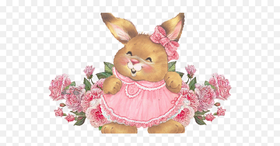 Cute Easter Bunny Pictures Photos And - Cute Pink Easter Bunny Emoji,Easter Bunny Emoticon