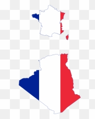 Flag Map Of France And Algeria - Vichy Emoji