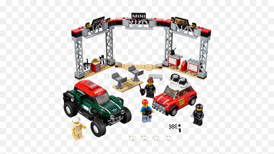 Lego Speed Champions Mini 1967 Dakar - Lego Mini Cooper Emoji,Car Box Mask Emoji